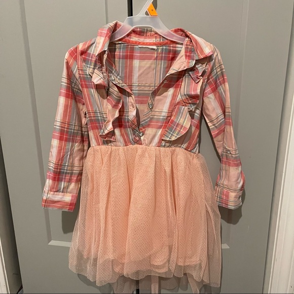 Plaid Dress With Sparkles - Picture 2 of 6